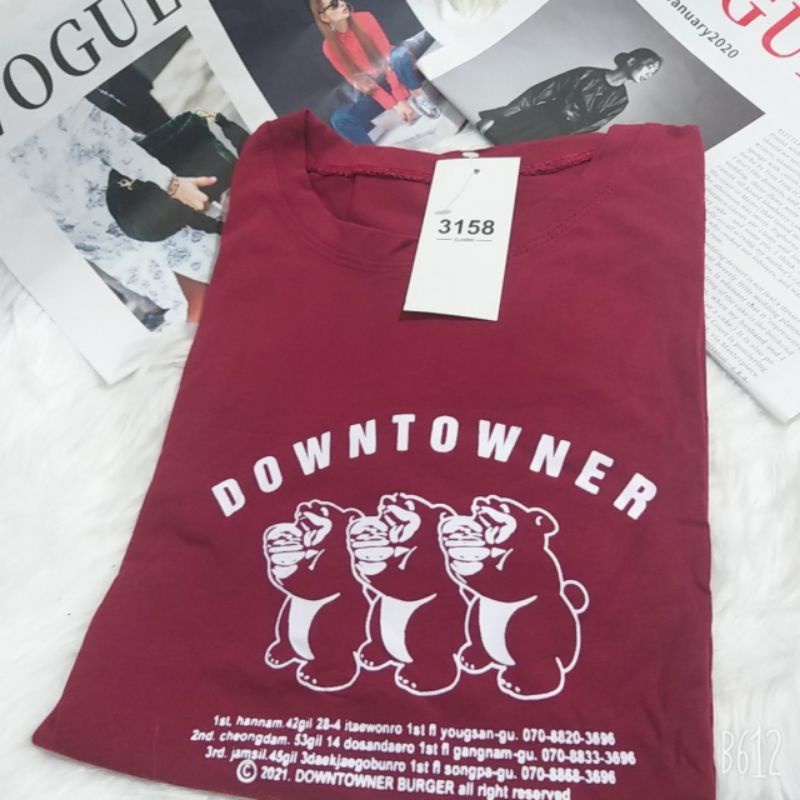 áo phông 3158,áo thun tay lỡ from rộng chất cottong dày đep in hình gấu | BigBuy360 - bigbuy360.vn