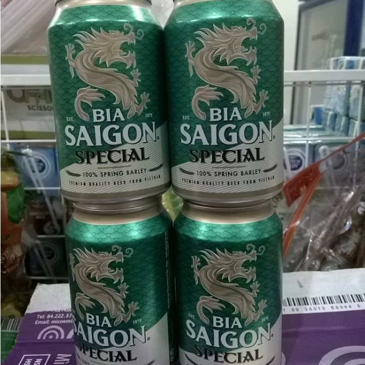 BIA SÀI GÒN SPECIAL LON 330ML set 4 lon