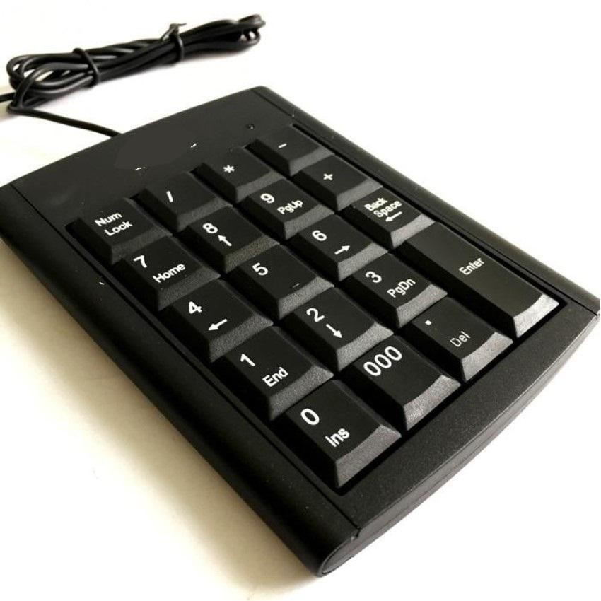 Bàn phím số USB dành cho văn phòng kế toán tài chính laptop PC tương thích với hệ điều hành Mini Numerics keyboard