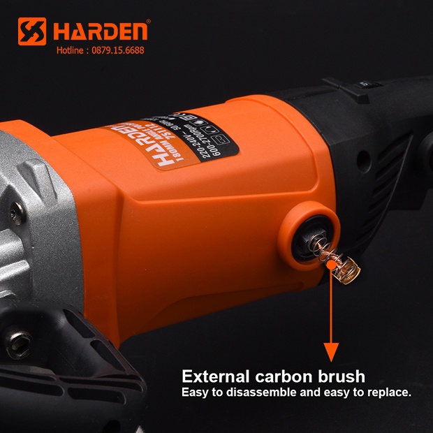 Máy đánh bóng Harden 6 cấp độ, đánh ô tô, xe máy, sàn gỗ, máy đánh bóng cầm tay 1200w