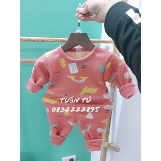 Combo 3 bộ nỉ lót lông