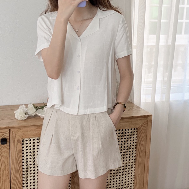 Linen shorts- quần linen