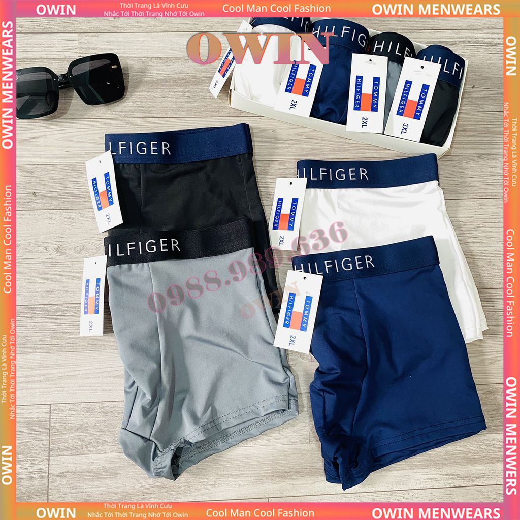Quần sịp đùi nam Boxer nam cao cấp, Quần lót đùi nam thun lạnh co dãn 4 chiều thoáng mát thấm hút mồ hôi SD05 OWIN