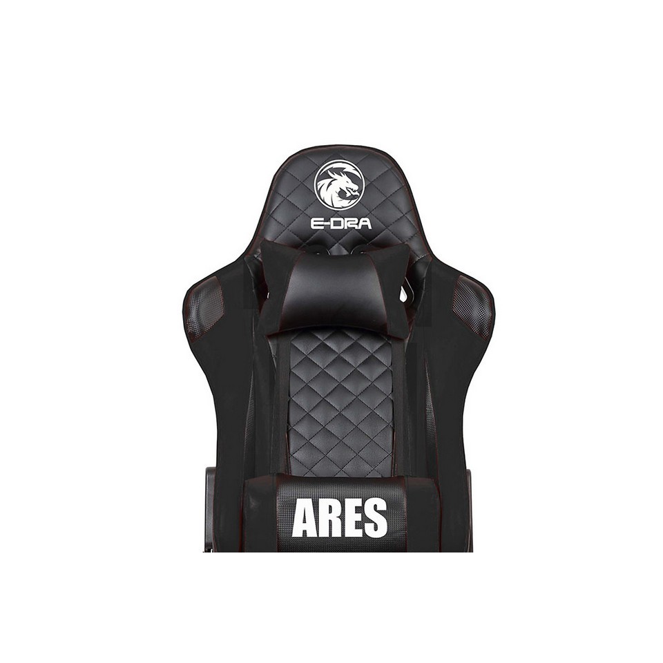 Ghế Gaming Ares E-DRA EGC 207 - Ghế Gaming cao cấp - Màu Đen, trắng, đỏ - Chất liệu: Da PU dễ dàng vệ sinh - BH 1 năm | BigBuy360 - bigbuy360.vn