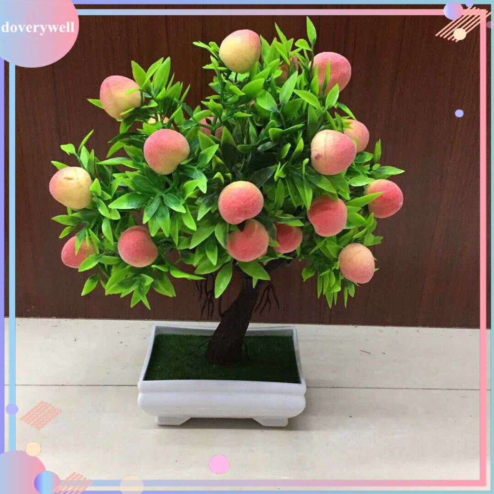 Chậu cây bonsai giả để bàn trang trí nhà cửa sân vườn