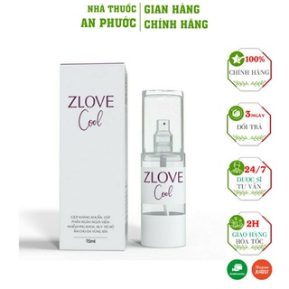 Xịt Phụ Khoa Zlove Cool Kháng Khuẩn, Ngừa Viêm⚡Cam Kết Chính Hãng ⚡Chai 30ml