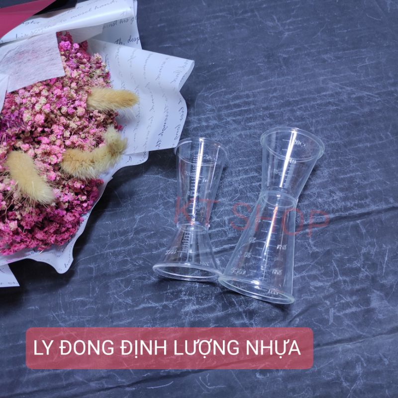 Ly Đong rượu (ZIGGER) bằng nhựa