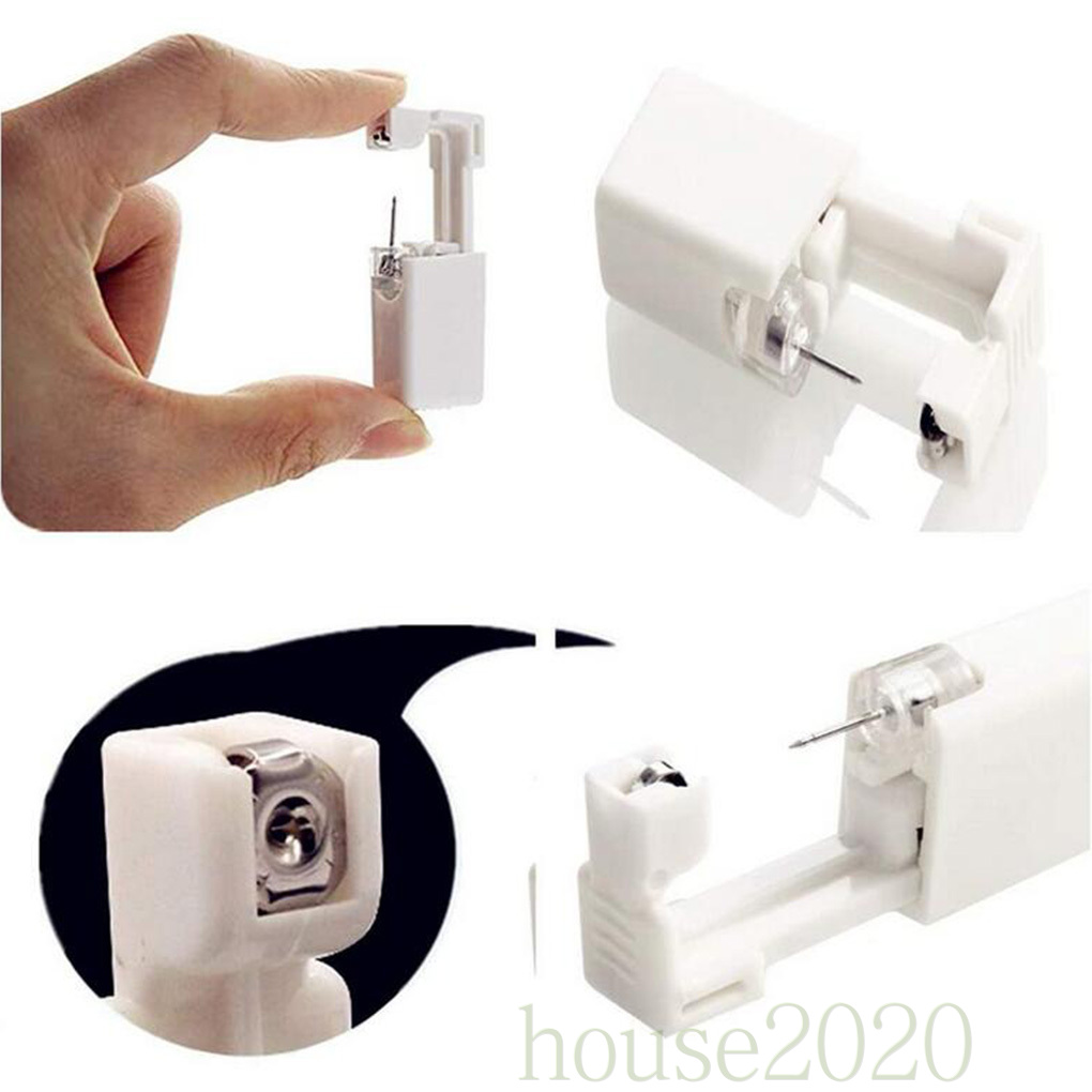 [Hàng mới về] Set 6 dụng cụ xỏ khuyên tai dùng một lần kèm phụ kiện tiện dụng 2020