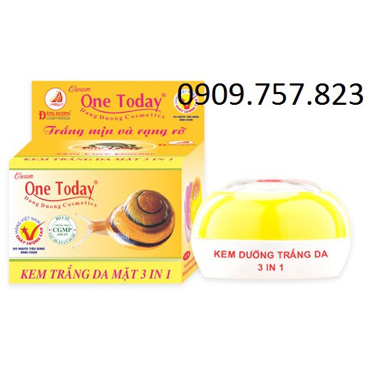 Kem trắng da 3in1 one today