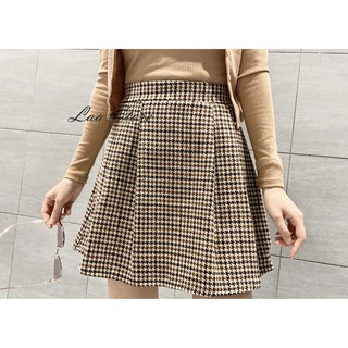 [HOT ITEMMMM] CHÂN VÁY DẠ DÁNG CHỮ A XẾP LY (Kèm ảnh thật)