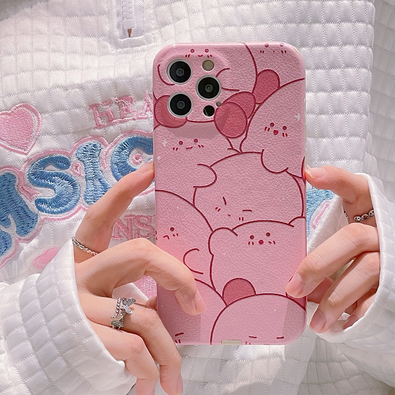 Ốp Lưng Da IMD Full Viền Bảo Vệ Camera Cinnamoroll - Y020