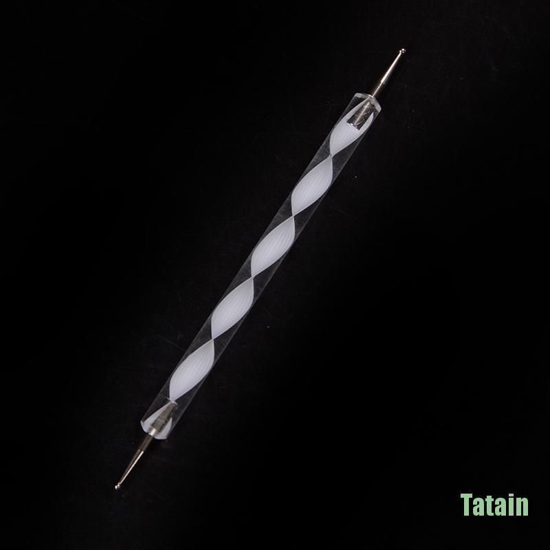 Bộ 5 dụng cụ bút chấm đầu tròn với 2 đầu 10 kiểu khác nhau để điêu khắc bằng đất sét làm móng nghệ thuật