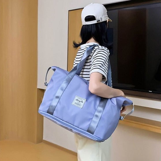 Túi Du Lịch Đa Năng Túi Xách Nữ Cỡ Lớn 2 Tầng Chống Thấm Đựng Hành Lý