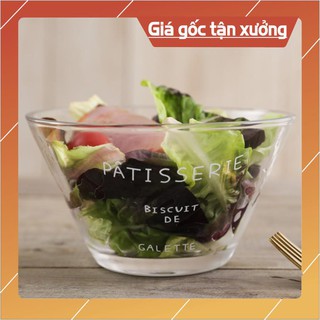 Bát thủy tinh trộn salad