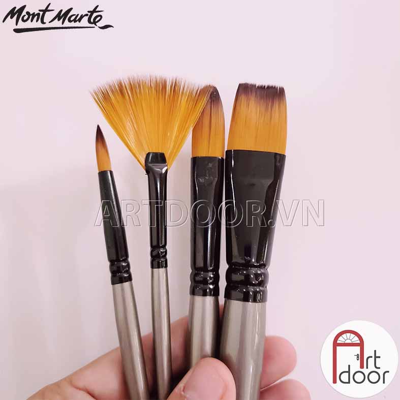 [ARTDOOR] Bộ cọ vẽ Acrylic MONT MARTE Gallery 4 cây (HS0012)