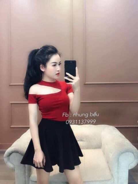Áo croptop như hình chất cotton 4 chiều | BigBuy360 - bigbuy360.vn