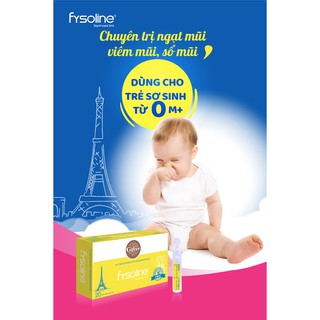 Fysoline vàng kháng khuẩn trị Viêm Mũi, Sổ Mũi, Ngạt Mũi Cho Bé