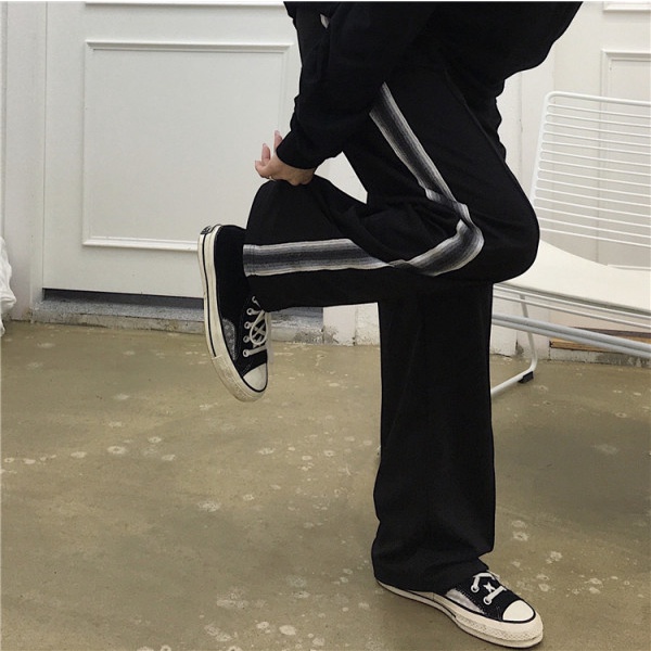 Quần thể thao ZHELIHANGFEI lưng cao ống rộng thời trang năng động