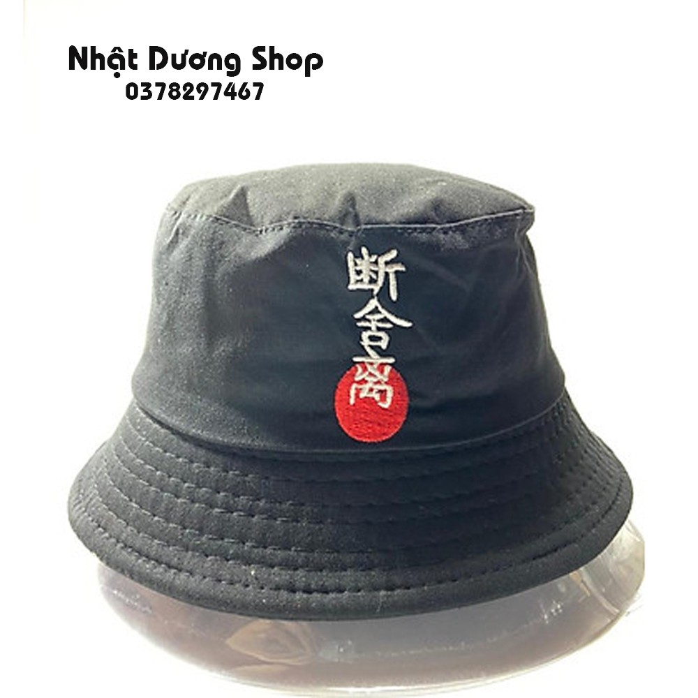 Nón bucket lời thề mũ tai bèo lời thề samurai vành nhỏ phù hợp cho tuổi teen