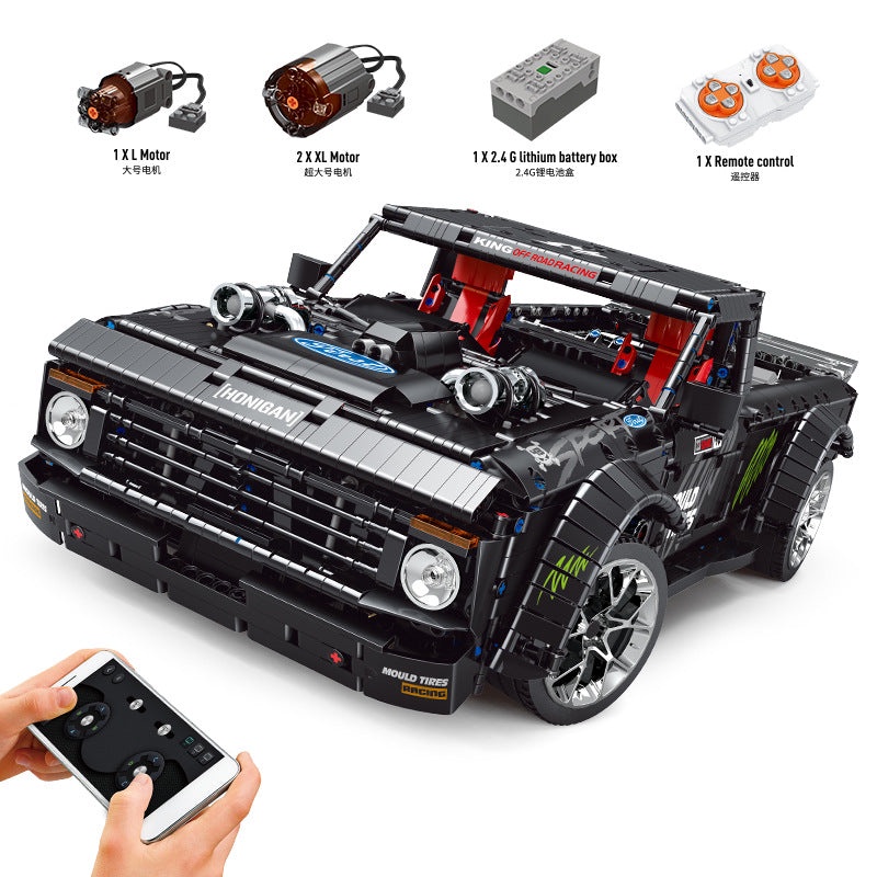 Mould King 13082 RC Offroad Truck - đồ chơi lắp ráp lego technic có điều khiển chạy từ xa