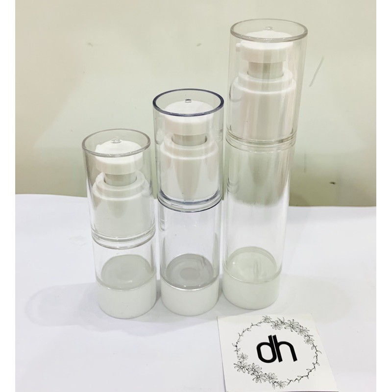 CHAI HÚT CHÂN KHÔNG 5ml - 10ml - 15ml- 30ml - 50ml