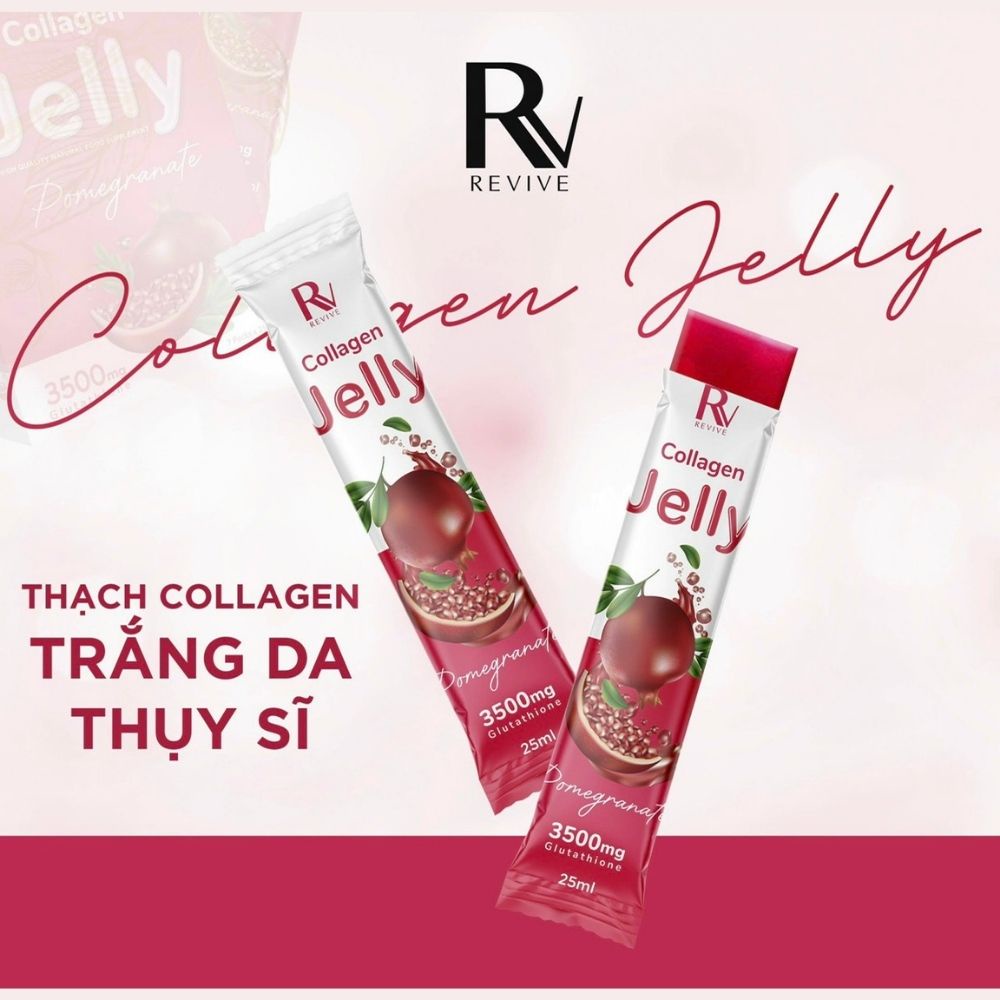 Thạch Lựu Trắng Da Toàn Thân-Thạch Lựu Jelly Pomegranate Thụy Sĩ-Thạch Lựu Collagen Jelly Pomegranate