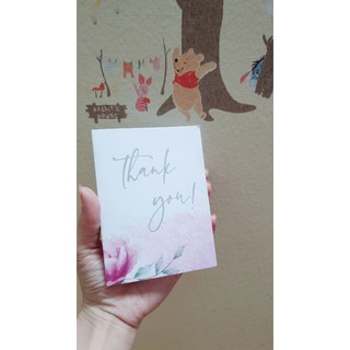 Thiệp cảm ơn - Dùng viết thư tay, giấy ford dày