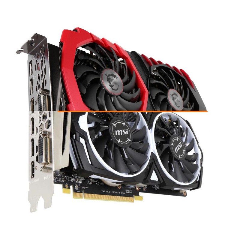 MSI RX470 RX570 RX580 VGA Card màn hình