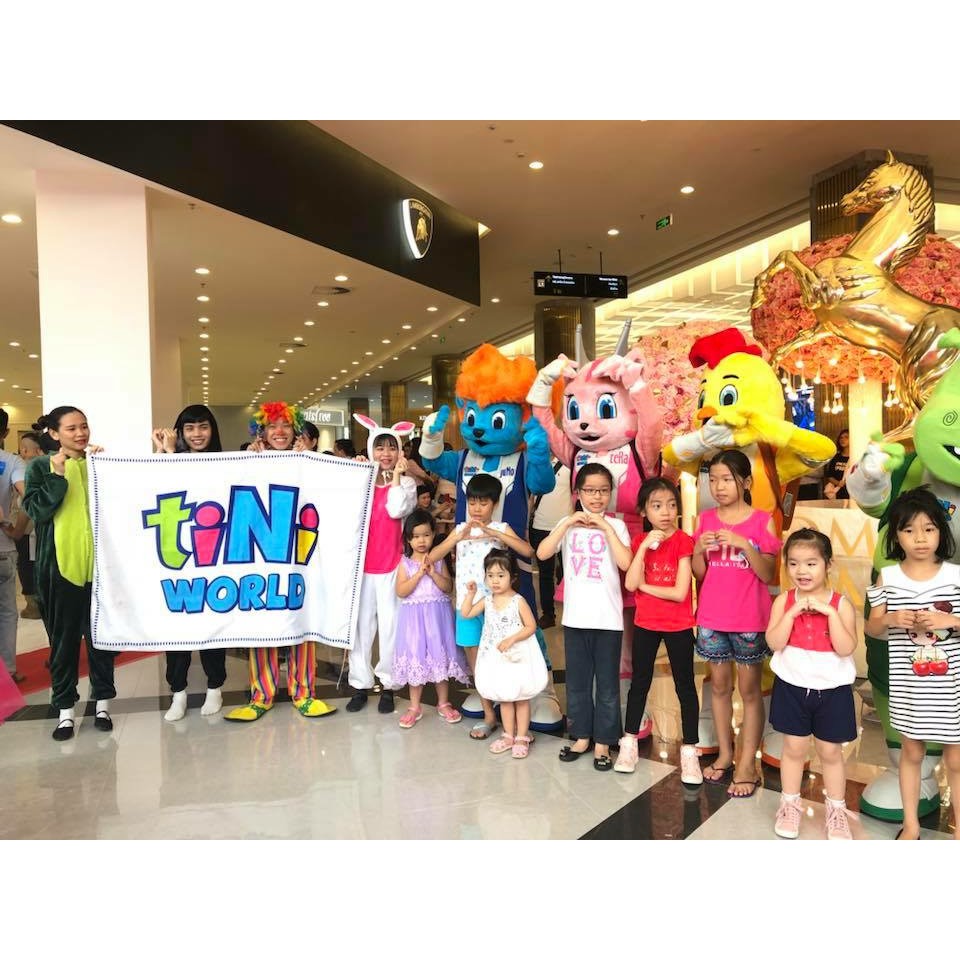 Toàn Quốc [E-Voucher] 05 Vé điện tử tiNiWorld vào cổng 1 bé, 1 người lớn tất cả các ngày trên Toàn Quốc không phụ thu