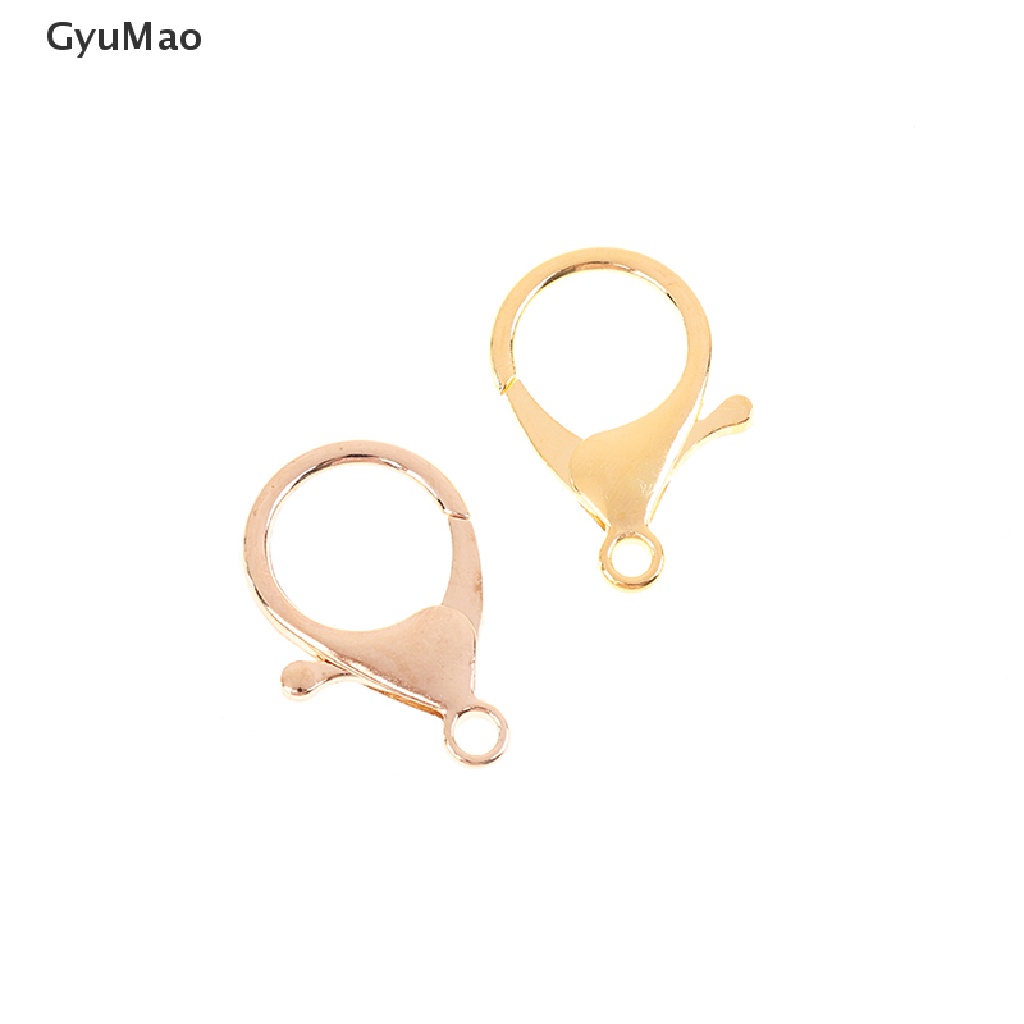 [cxGYMO] 10pcs 35mm Big Lobster Clasps Keyring Hook Connector for DIY Keychains Making  HDY