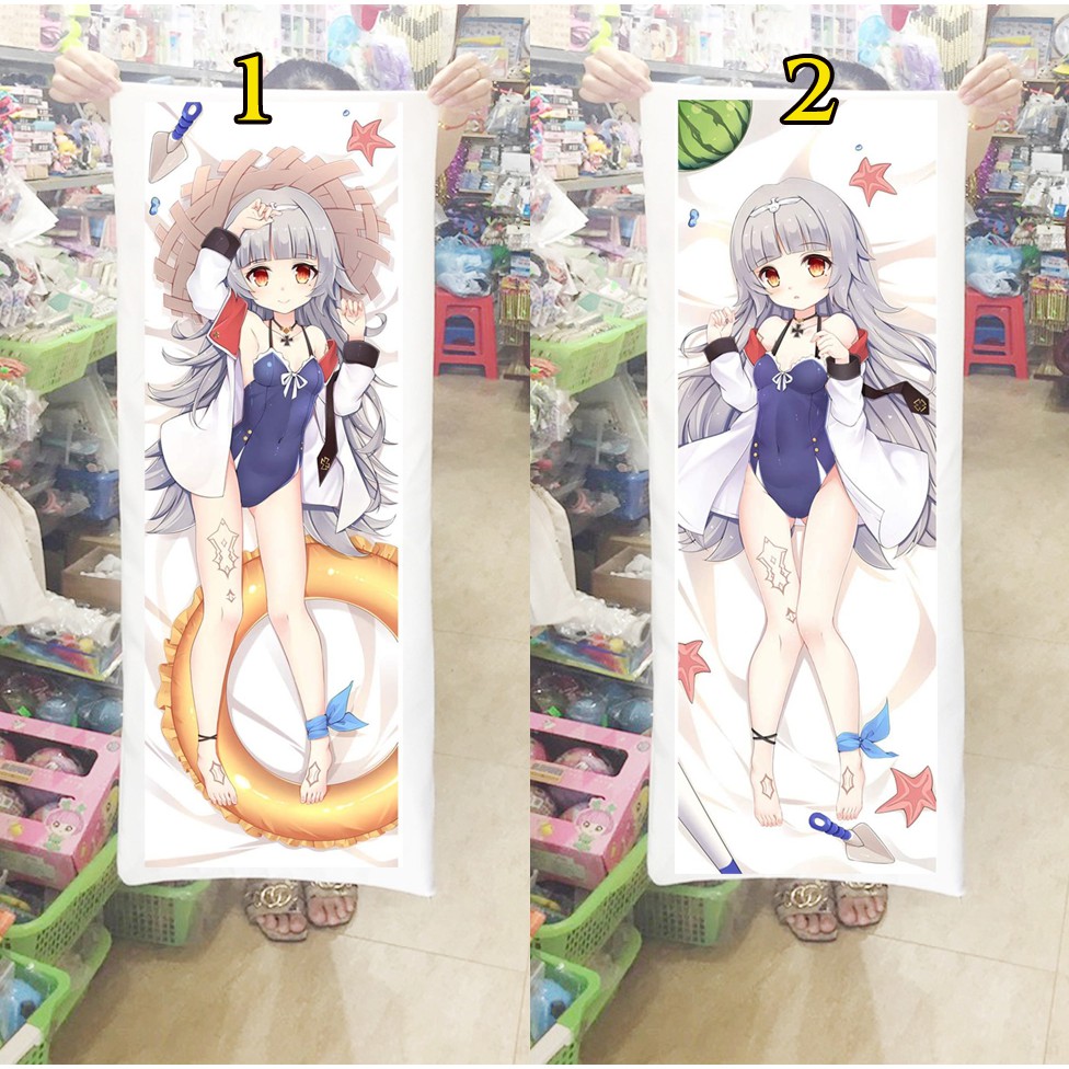 Gối ôm dài Z46 Azur Lane 1m x 40cm (Tặng 1 poster hoặc 1 huy hiệu)