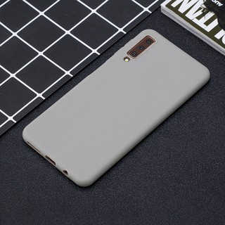 For Samsung A7 2018A10 A50 A70 Solid Color Matte Soft TPU case