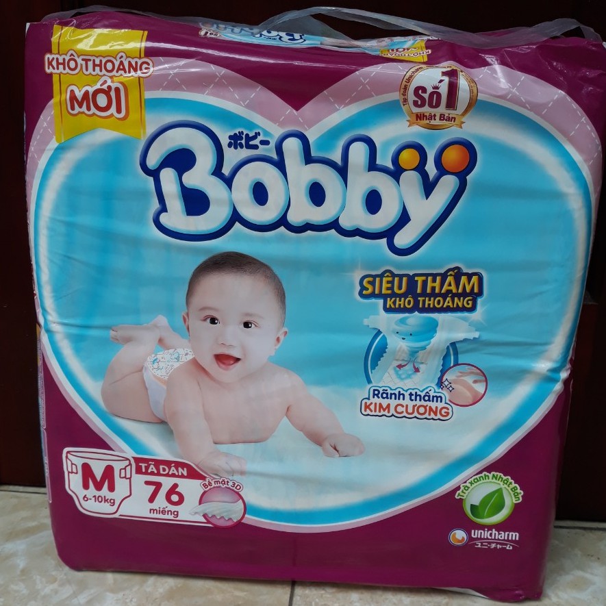 Tã dán bobby M76 tặng 6