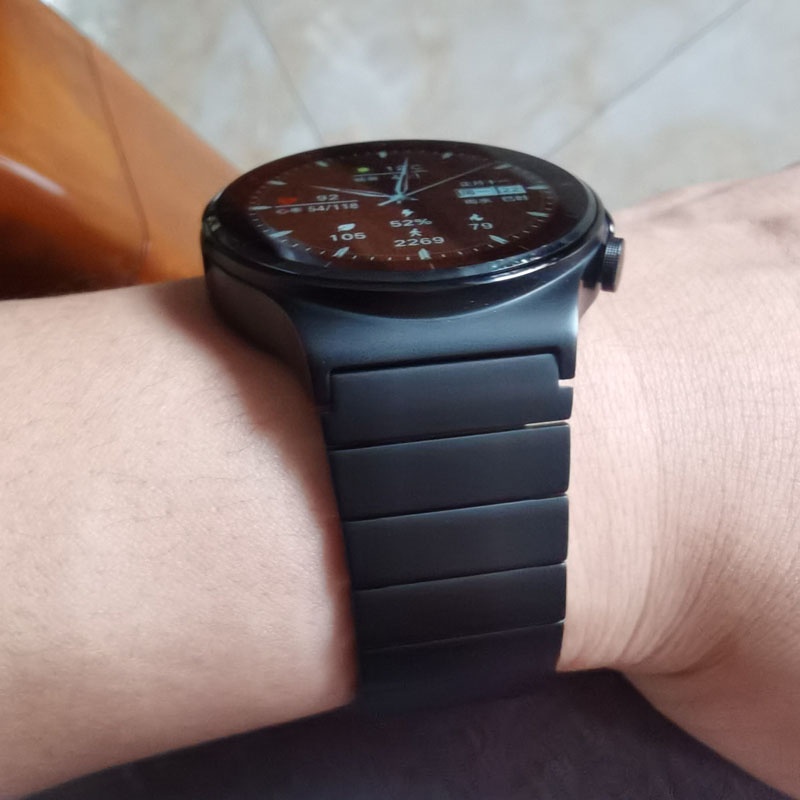 Dây đeo đồng hồ thông minh titan màu xám cho Huawei GT2 Pro 22mm GT2 46mm GT2e