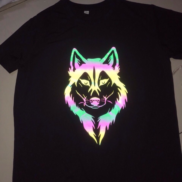 Áo thun in phản quang 7 màu