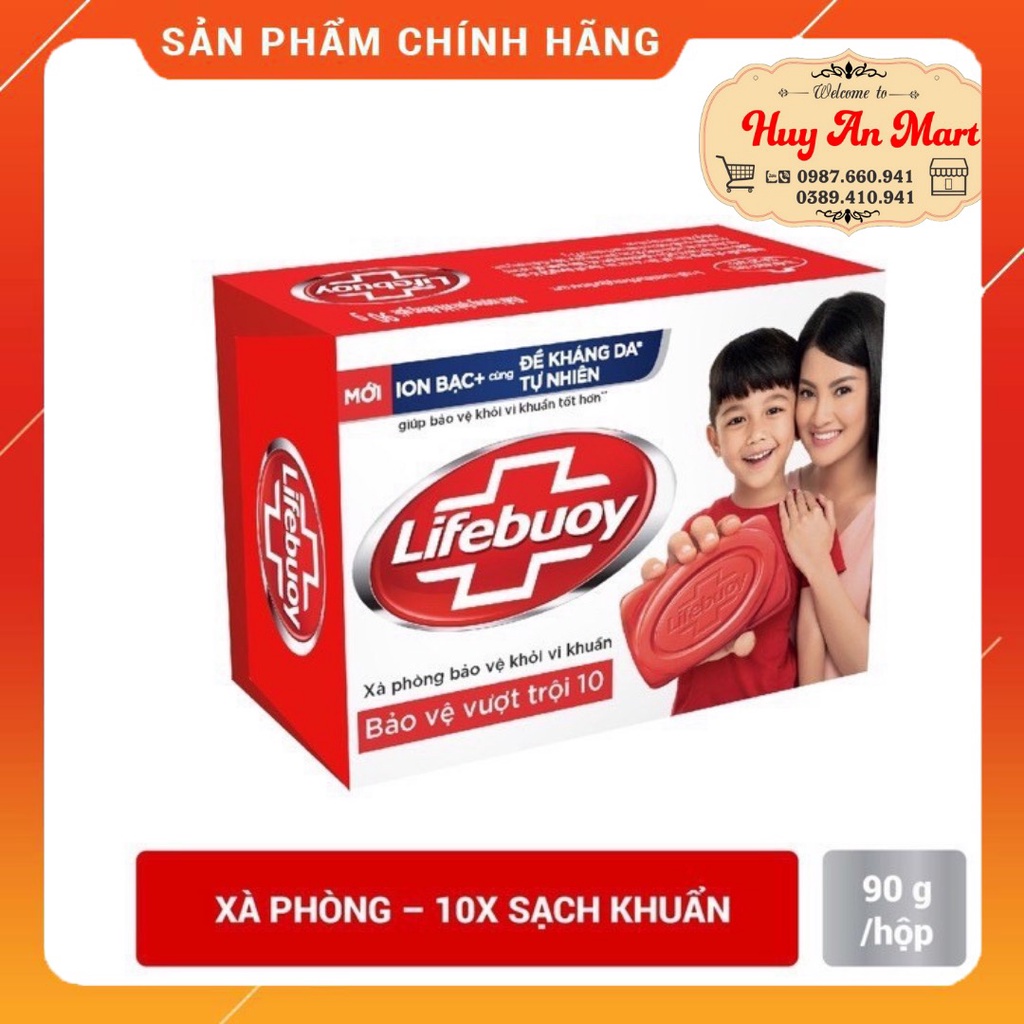 Xà Bông Cục Lifebuoy Bảo Vệ Vượt Trội 90g