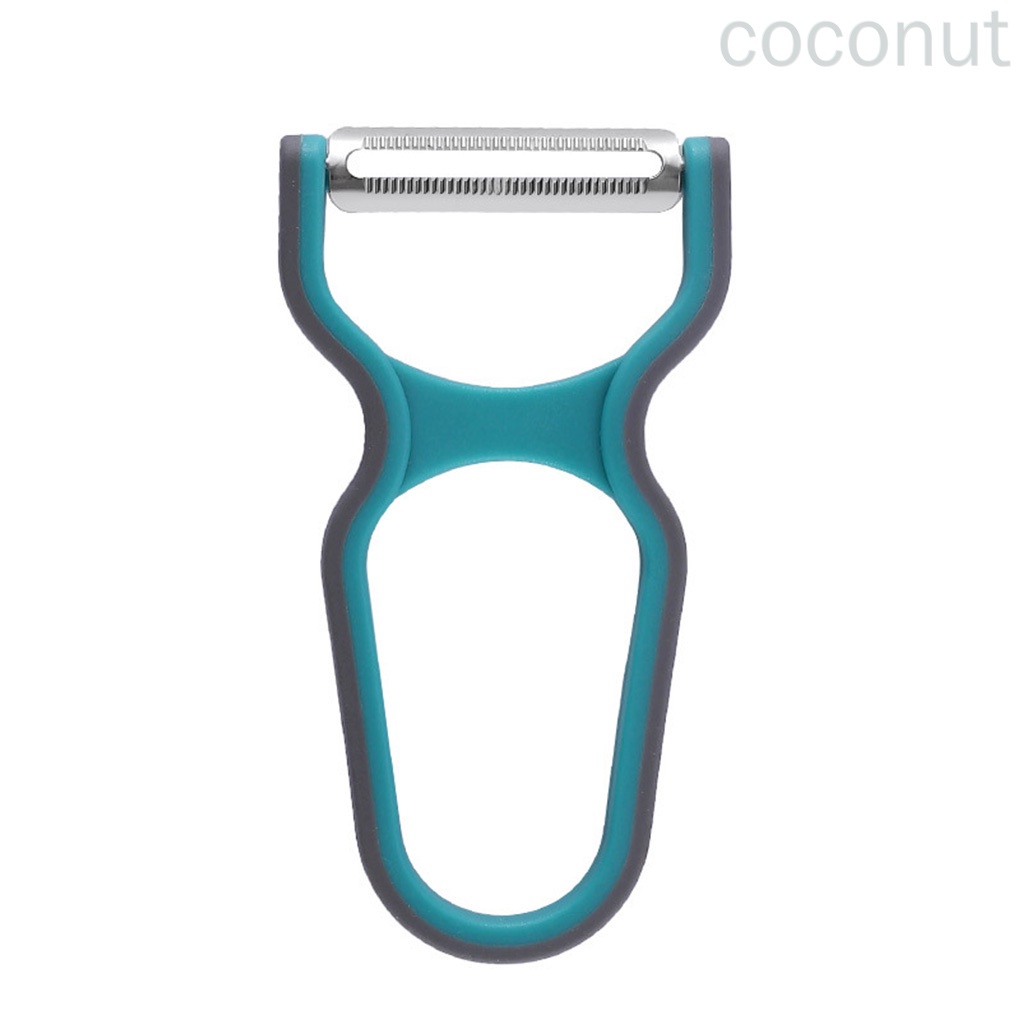 Set 3 Dụng Cụ Gọt Vỏ Dừa Bằng Thép Không Gỉ Có Tay Cầm Chống Trượt Màu Ngẫu Nhiên