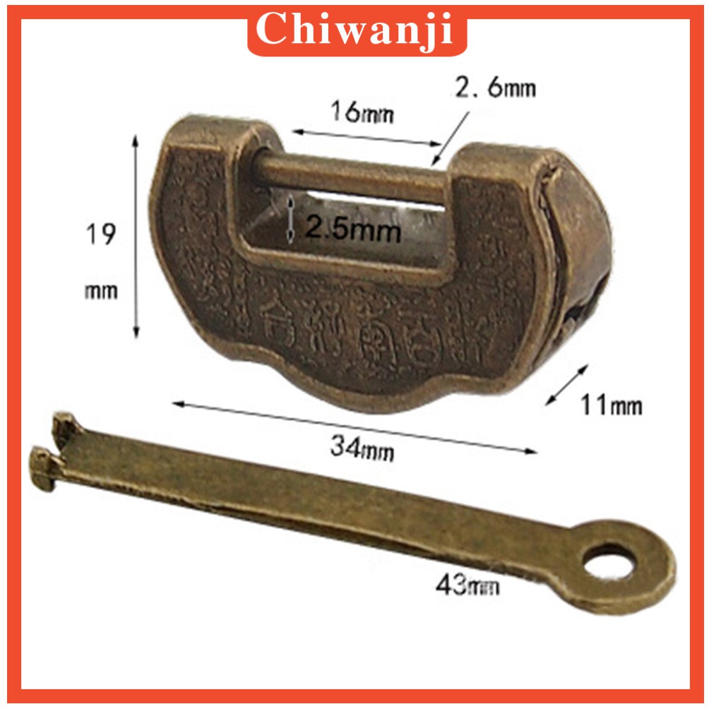 Ổ Khóa Bằng Đồng Phong Cách Trung Hoa Cổ Điển