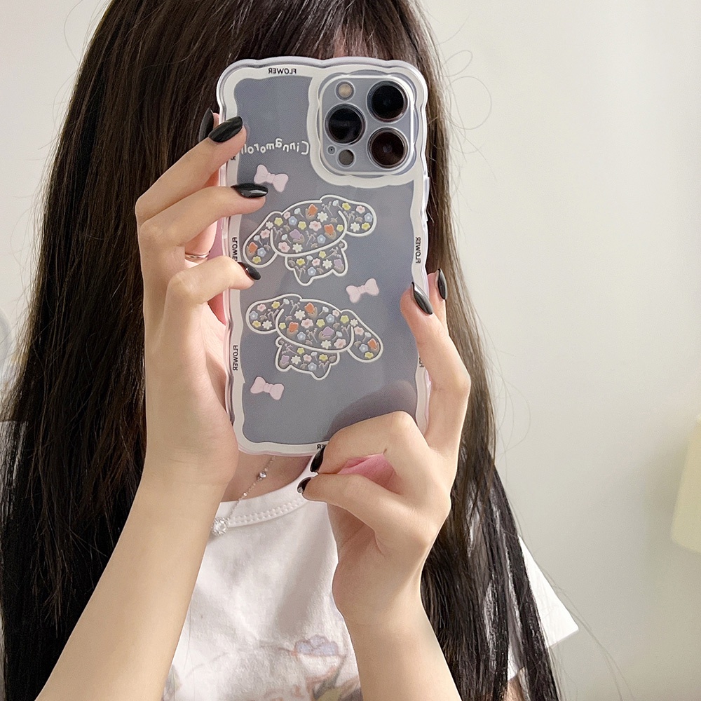 Ốp Điện Thoại tpu Dẻo In Hình Chó Và Thỏ Cho iphone 11 12 13 pro max mini XR XS 7 8 plus