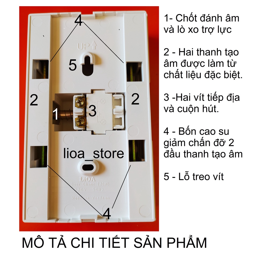 CHUÔNG CỬA LiOA .