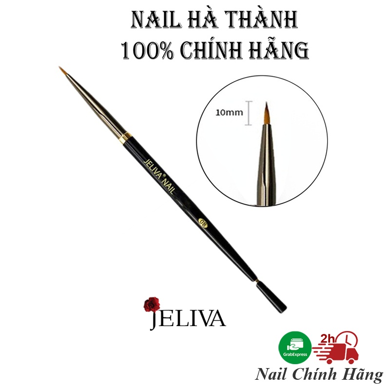 Cọ vẽ móng màu nước, cọ vẽ nail đầu tròn cọ vẽ màu nước Jeliva Chính Hãng số 08