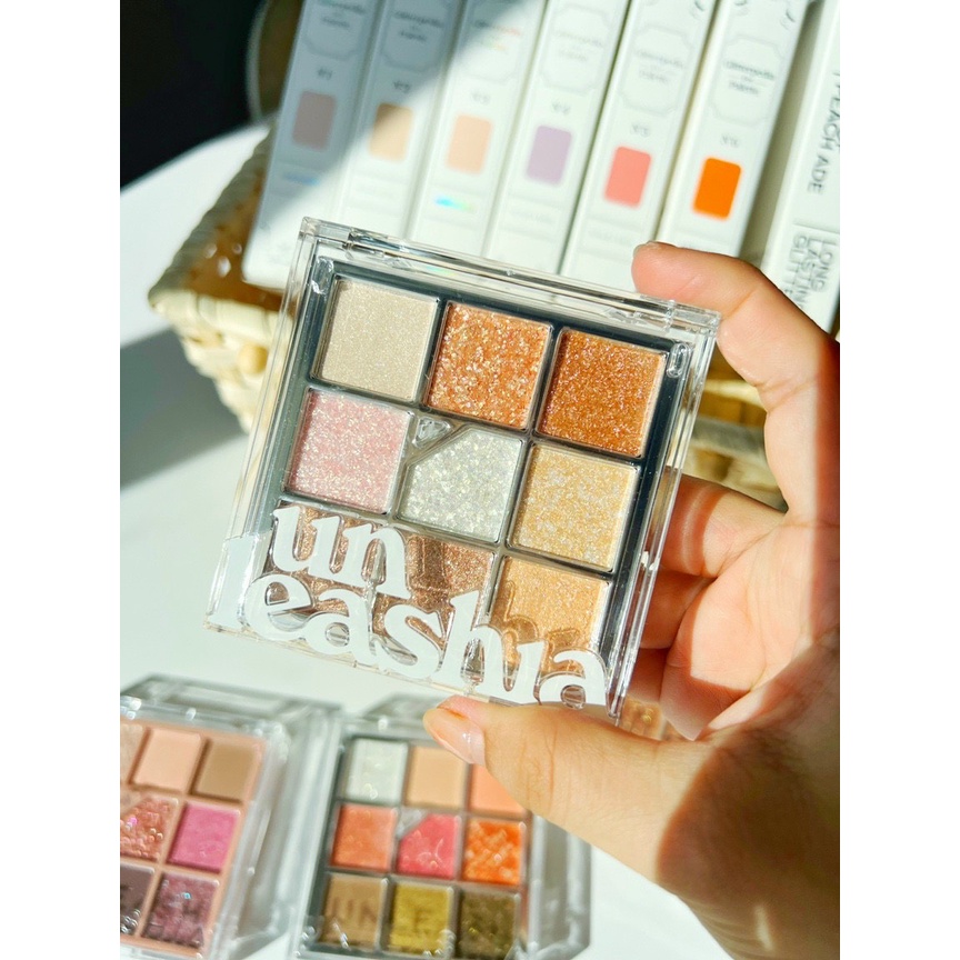 Bảng phấn mắt Unleashia Glitterpedia Eye Palette 9 ô 6.6g