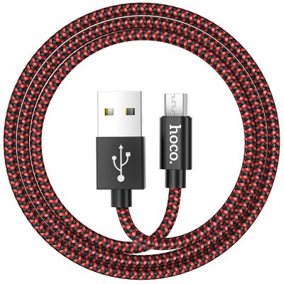 Cáp Sạc Nhanh MICRO USB Hoco X14 MAX Cho Android Dây Dù 1M Chống Đứt - BH 3 tháng 1 đổi 1