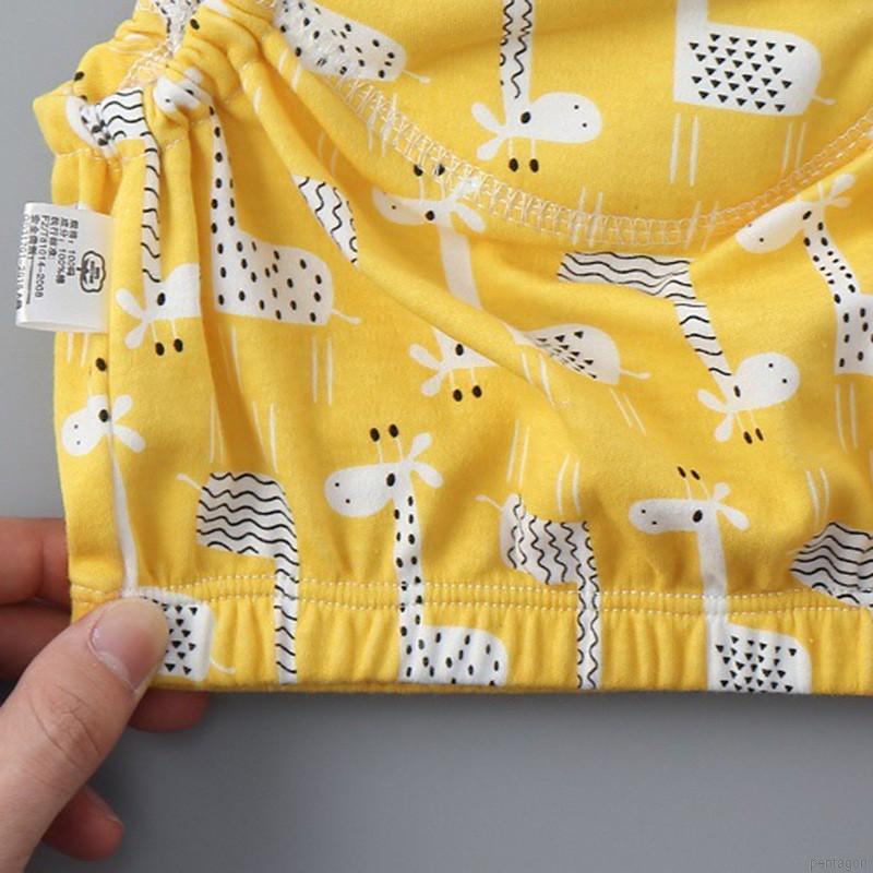 Quần tã cotton 6 lớp in hoạt hình đáng yêu thoáng khí cho trẻ em