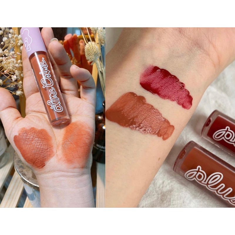 Son Lime Crime Plushies màu Cola, Butterscotch, Bitter Cherry