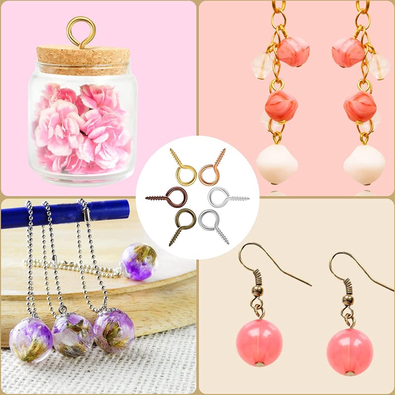 Phụ Kiện Móc Làm Trang Sức Hình Mắt Cừu 9 Chữ Cái