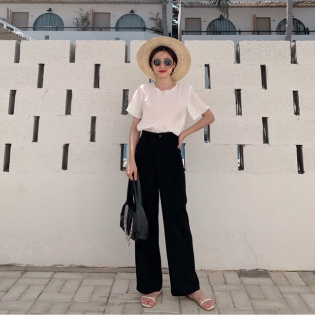 ZIEL Quần suông vải mềm nhẹ, form rũ bay tự nhiên | Rosy Pants