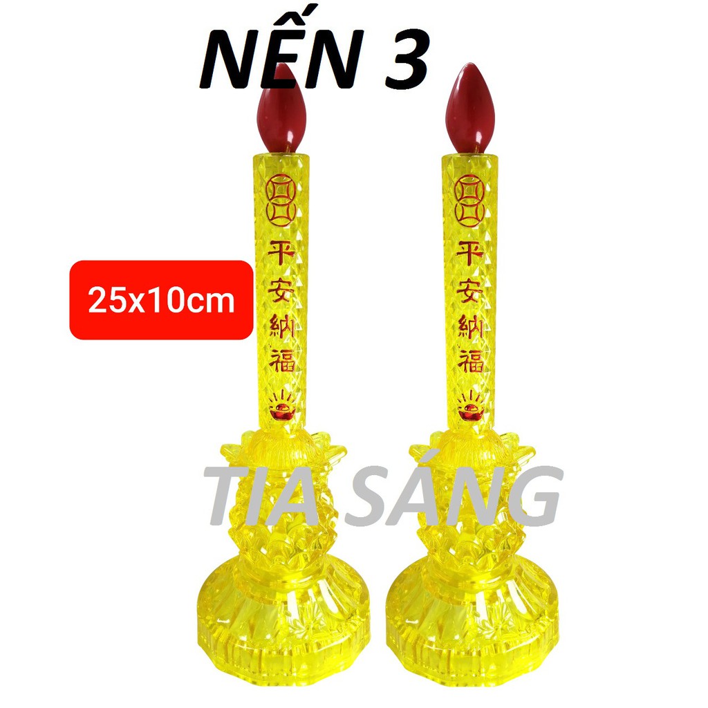Đèn Thờ Nến 1/2/3/4/5 Tia Sáng - Cao Cấp