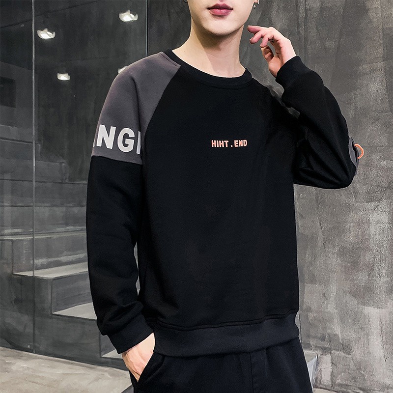 Áo Sweater Chui Đầu SuzaSport HIHTEND Phong Cách Hàn Quốc Hai Màu Trẻ Trung