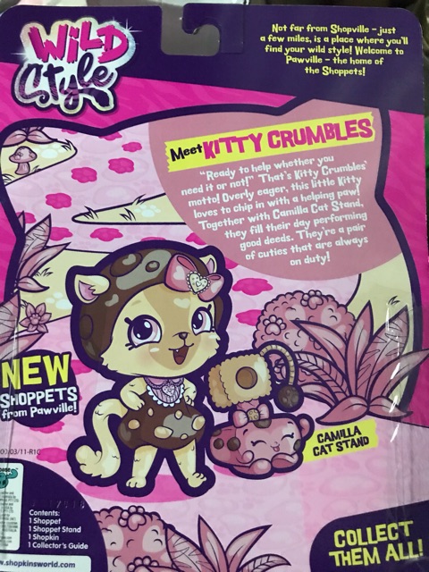 Shopkins season 9 - Pet (Mèo Kitty crumbles)